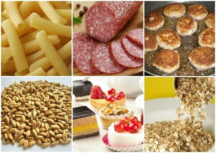 alimentos e comidas para unha dieta sen glute