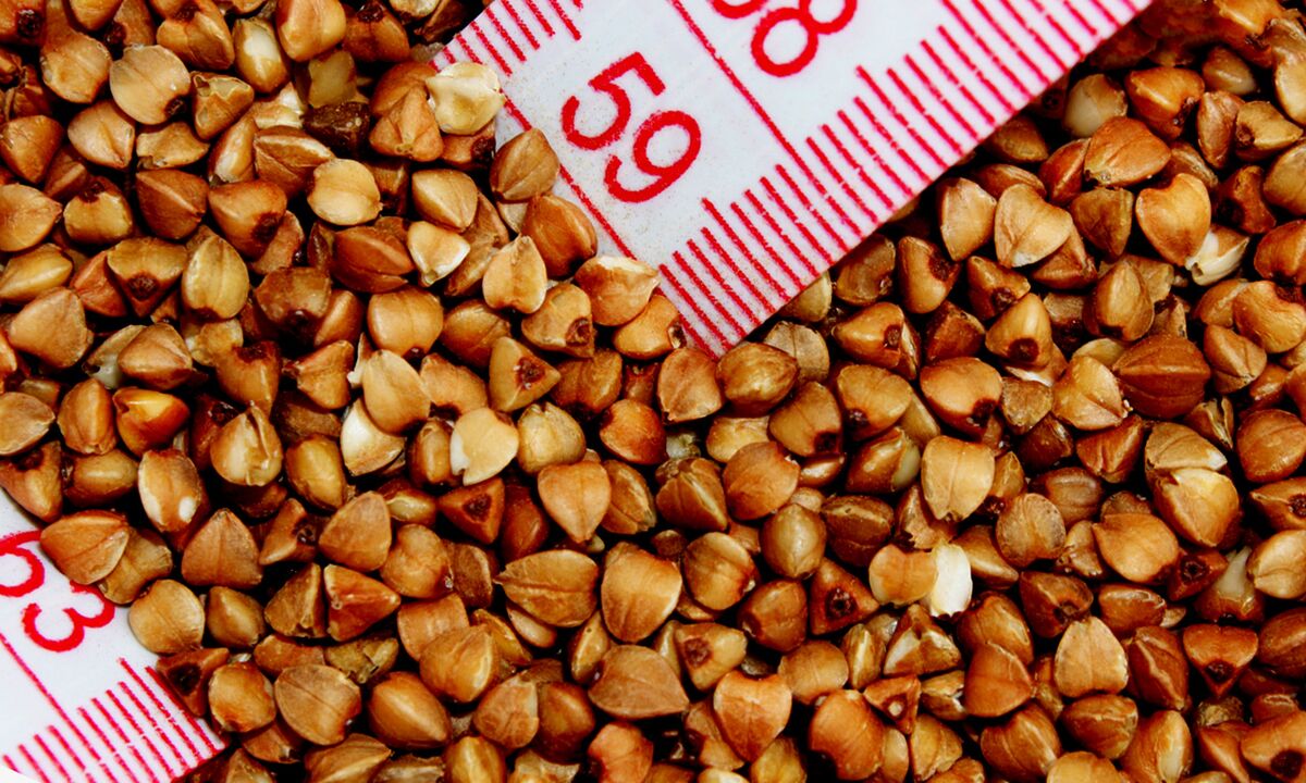 O trigo sarraceno é un produto baixo en calorías que axuda a perder peso